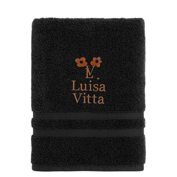 Personalized Embroidered Luxurious logo hand Towel Monogrammed New - Picture 10 of 14